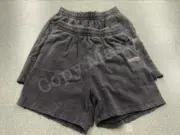 巴黎 BLC 22SS 水洗破壞 刺繡 可樂 短褲 棉褲 運動褲 休閒褲 炒雪花水洗