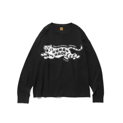 Human made 22AW Tiger L/S Tee 老虎 長袖 T恤