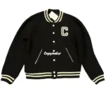 【現貨】CELIN 24SS 大C刺繡logo 背後字母刺繡 棒球外套夾克 羊毛混紡