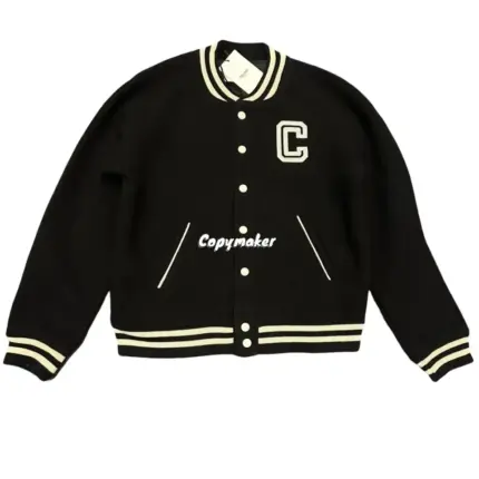 【現貨】CELIN 24SS 大C刺繡logo 背後字母刺繡 棒球外套夾克 羊毛混紡