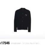 PRA 23FW 經典徽章 羊毛混紡 針織衫毛衣外套開衫