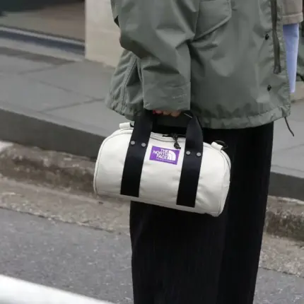 【現貨】TNF 24SS Purple Label 14L 北臉日製紫標 高密度帆布防潑水 側背包單肩包小包