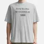 【現貨】Acne Studios 24SS 水洗做舊經典logo 素面簡約 圓領純棉短袖T恤
