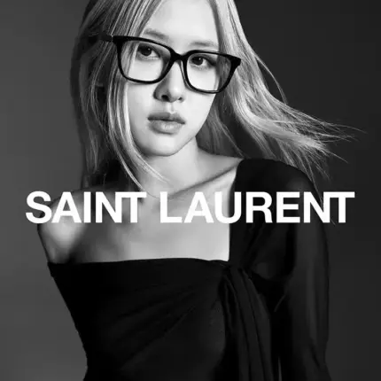 【現貨】【過驗】Saint Laurent YSL 膠囊系列 平光眼鏡板材鏡框 Rose同款 聖羅蘭 SL M110