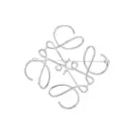 LOWE 24SS Anagram Brooch 經典幾何胸針 飾品 黃銅材質