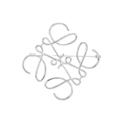 LOWE 24SS Anagram Brooch 經典幾何胸針 飾品 黃銅材質