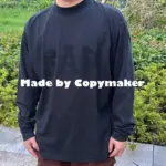 巴黎 BLC x GAP x YEEZY 三方聯名 和平鴿 重磅水洗 做舊 長袖 T恤