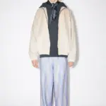 【現貨】Acne Studios 23FW Logo Zipper Jacket 水洗做舊復古 拉鍊外套夾克風衣衝鋒衣