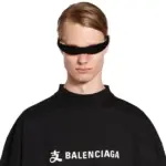 巴黎 BLC x 支付寶 25SS 聯名限量款 雙面字母logo 短袖T恤