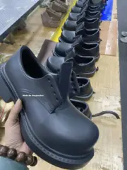 【預售】巴黎 BLC 23SS Steroid 大頭米奇 時尚德比鞋 皮鞋 休閒鞋 黑色