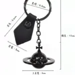 【現貨】Viv1enne Westwood Saffianno 3D orb Keyring 皮標立體土星星球 鑰匙圈鑰匙扣吊飾