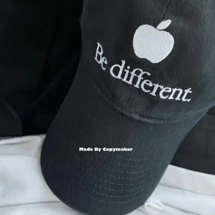 巴黎 BLC 蘋果刺繡 be different 老帽 鴨舌帽 棒球帽 帽子