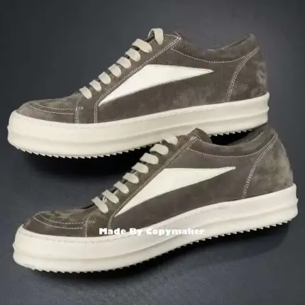 【預售】Rick Owens 侵權vans款 小牛皮板鞋 休閒鞋 麂皮棕 RO