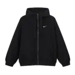 【預售】Sup x NK SS25 聯名 大勾勾鉤子 拉鍊夾克連帽外套 黑色/灰色