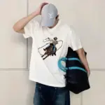 1V 24FW 西部牛仔套索 正反面LOGO刺繡 短袖T恤