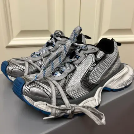 【預售】巴黎 BLC 3XL 時尚復古作舊 增高 老爹鞋 休閒鞋 XXXL 藍銅 白藍