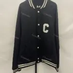 CELIN 22SS 大C字母刺繡logo 經典 棒球外套夾克 羊毛混紡