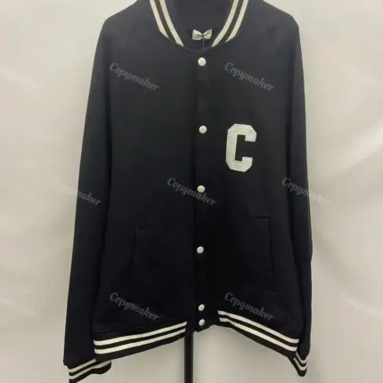 CELIN 22SS 大C字母刺繡logo 經典 棒球外套夾克 羊毛混紡
