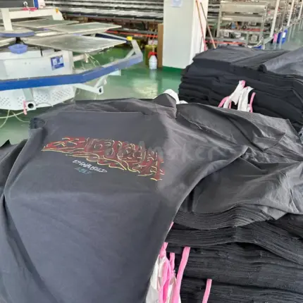 巴黎 BLC 24SS 秀場限定Offshore 水洗灰藍做舊膠囊字母 短袖T恤