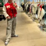 D1OR 23SS Oblique 滿版logo滿印 做舊水洗燙金 休閒褲長褲工作褲