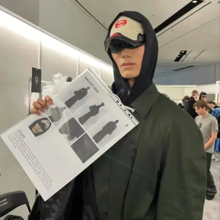 【預售】巴黎 BLC 25SS Unity Sports 雙環logo雙帽檐棒球帽鴨舌帽老帽帽子 水洗做舊拼色