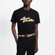 【現貨】1V 25SS 毛巾繡logo字母 背面小logo 短袖T恤 黑/白