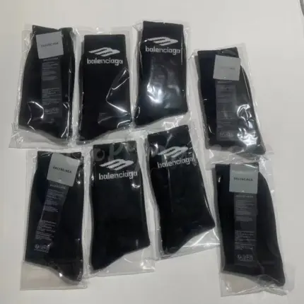 巴黎 BLC 23SS 3B Sports Icon Socks 襪子 中筒襪 毛巾底