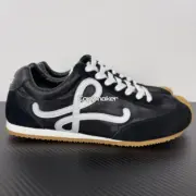 【618新品】LOWE 25ss Ballet Runner 2.0 尼龍牛皮革 德訓鞋慢跑鞋休閒鞋運動鞋 黑色