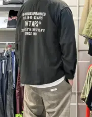 WTAPS 24SS SCOUT 02 LS POLY SPEC 無領長袖鈕扣襯衫薄夾克外套