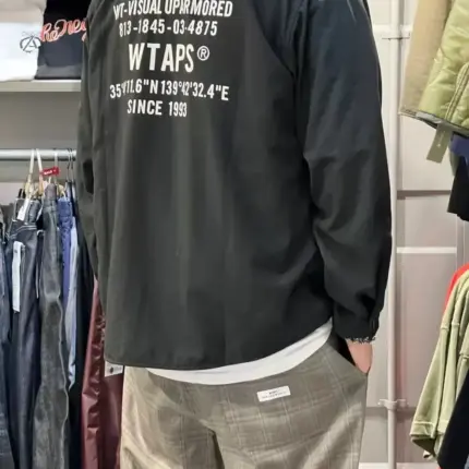 WTAPS 24SS SCOUT 02 LS POLY SPEC 無領長袖鈕扣襯衫薄夾克外套