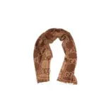 GUC 雙面字母 雙G緹花 千鳥格 羊毛 圍巾 披肩