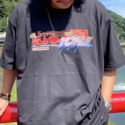 【預售】Sup x Yohji Yamamoto 22FW week4 聯名 山本耀司 美式潮流字母 短袖T恤 黑/白