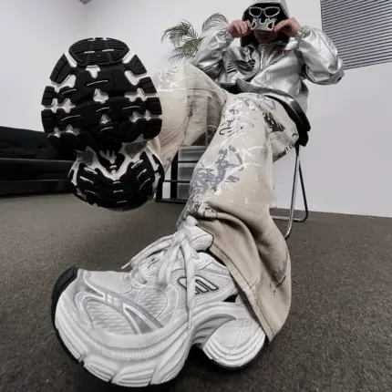 【預售】巴黎 BLC 10XL 時尚復古作舊 增高 老爹鞋 休閒鞋  白黑灰