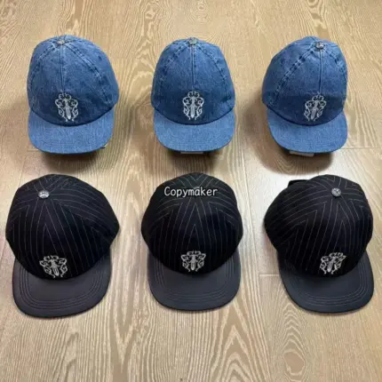 【現貨】Chrome Hearts 25SS 寶劍藤蔓刺繡 鴨舌帽棒球帽帽子 麂皮條紋/牛仔 925純銀