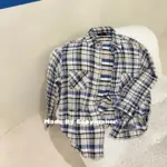 VUJADE 004 破壞 格紋襯衫 法蘭絨 KENIJIMA 復古 休閒 外套 VINTAGE