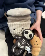 【現貨】【過驗】Jellycat 萬聖節系列 骷髏鮑勃 鑰匙圈吊飾掛飾配件安撫玩偶娃娃 15cm