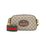 GUC 20FW 虎頭 老花條紋logo 相機包 單肩包 側背包 斜背包