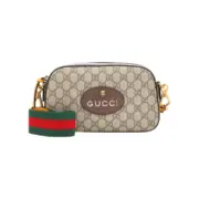 GUC 20FW 虎頭 老花條紋logo 相機包 單肩包 側背包 斜背包