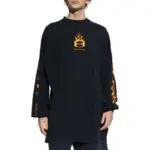 【現貨】【福利回饋】巴黎 BLC 24SS BURNING UNITY T-SHIRT 雙環火焰 長袖T恤