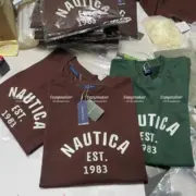23SS NAUTICA Felt Pach Arch Logo 長谷川監制 刺繡重磅 短袖T恤