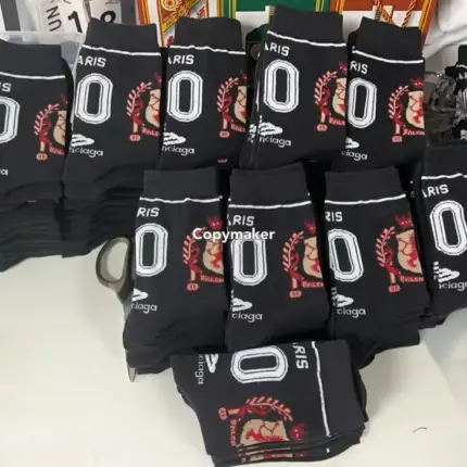 巴黎 BLC 24SS Paris Soccer Socks 曼聯徽章 襪子中筒襪棉襪長襪足球襪