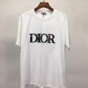D1OR 22SS 植絨刷毛印花logo CD 短袖 T恤