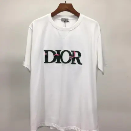 D1OR 22SS 植絨刷毛印花logo CD 短袖 T恤