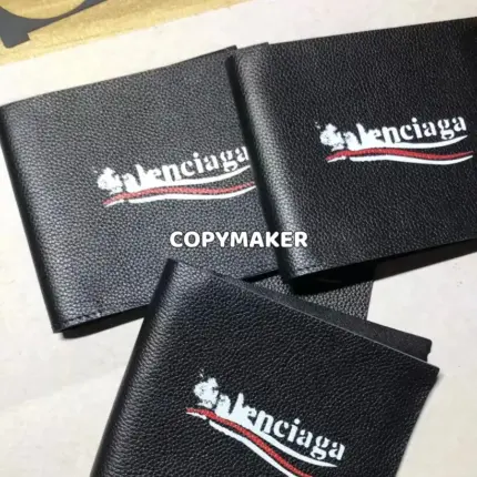 巴黎 BLC  模糊漸層迷霧可樂波浪 頭層牛皮 八卡皮夾錢包卡包 黑色