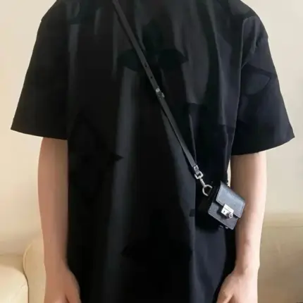 【預售】1V 24FW 黑魂 提花大logo 簡約素色 短袖 T恤 毛衣短袖針織