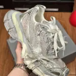 【預售】巴黎 BLC 3XL 時尚復古作舊 增高 老爹鞋 休閒鞋 XXXL 香檳色