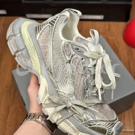 【預售】巴黎 BLC 3XL 時尚復古作舊 增高 老爹鞋 休閒鞋 XXXL 香檳色