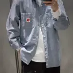 Carhartt WIP 23SS 卡哈特 Clink Heart 愛心小標口袋 襯衫薄夾克 藍色