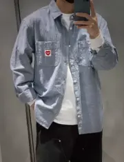 Carhartt WIP 23SS 卡哈特 Clink Heart 愛心小標口袋 襯衫薄夾克 藍色