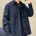 D1OR 22FW Oblique 滿版logo 滿印 牛仔襯衫 夾克 外套 海軍藍